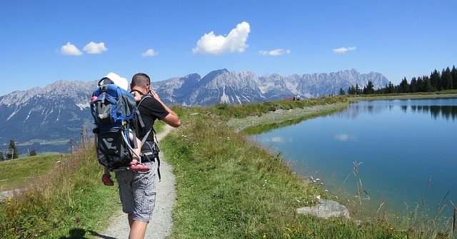 Backpack with Baby Carrier