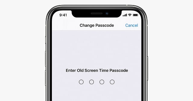 How to change screen time passcode on child's phone
