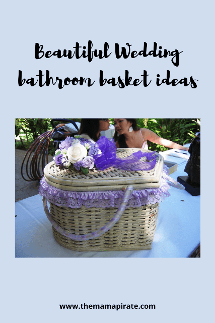 What to put in a wedding bathroom basket, tips for women and men