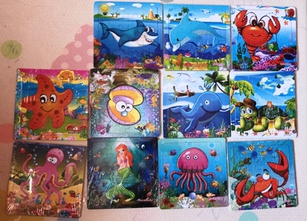 sea animal puzzles
