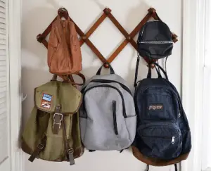 How to Store Bags and Backpacks at Home?