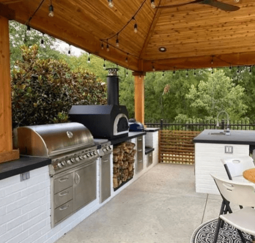 backyard outdoor kitchen