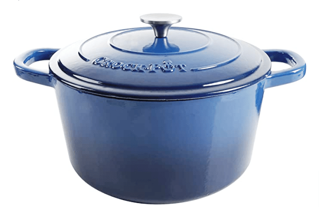 Sapphire blue Dutch oven