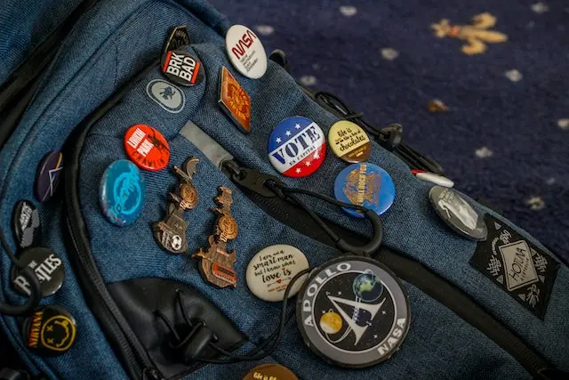 backpack pins