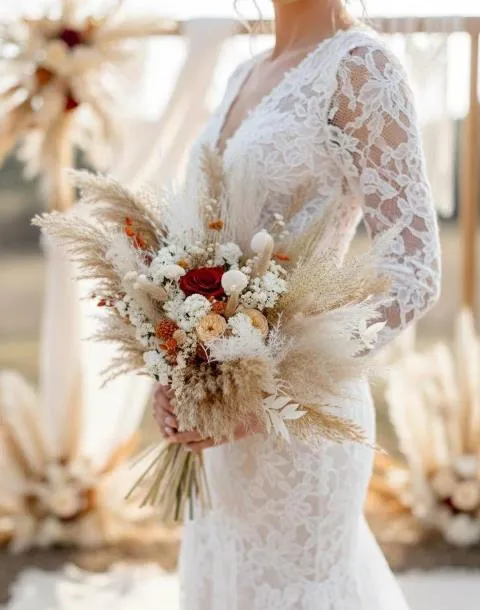 Boho Pampas Grass Bouquet